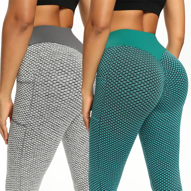 buttlift corset yoga leggings women sportswear fitness yoga pants high waist trainer running wear tiktok honeycomb leggings