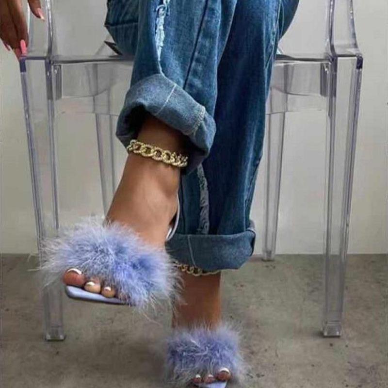 free shipping professional fur upper bandage shoes for women wedding shoe high heels big size 42 43 ladies heel high wholesale