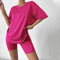 Custom summer short sleeve blank crop women's short top breathable loose street women's T-shirt