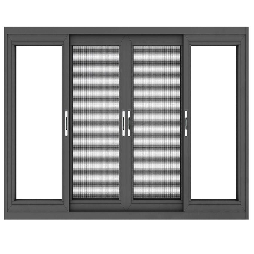 Hot sale aluminium windows and doors double glass sliding window