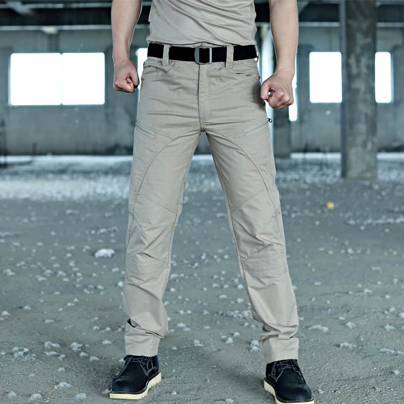 Wholesale Outdoor Elastic Two Tone Waterproof Pants Tactical Pants Men Cargo Pants
