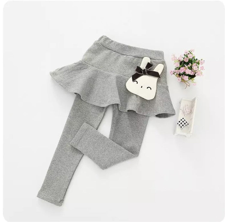 Little Girls Leggings with Cartoon Printing Cotton Kids Pants Fashionable Baby Clothes Manufacturer Kids Casual Wear