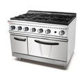 Custom Kitchen Restaurant Commercial Gas 6 Burner Range Gas Cooker Stove With Oven