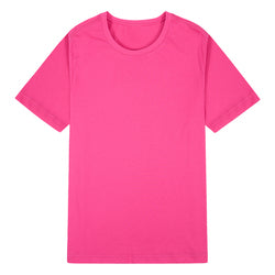 HIC Custom 170G 100% Cotton Printing Logo Tee Shirts Blank Embroidery Unisex Anti-wrin Base Layer Fitness T Shirts