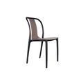 Wire Side Plastic Chair Stackable Dining Room Stackable Design Dining Chair Modern High Back Restaurant Chair
