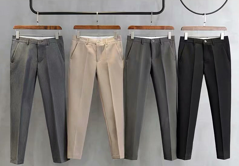 high stretch mens classic pants  Men Custom Slim Fit Suit Pants Dress Pants