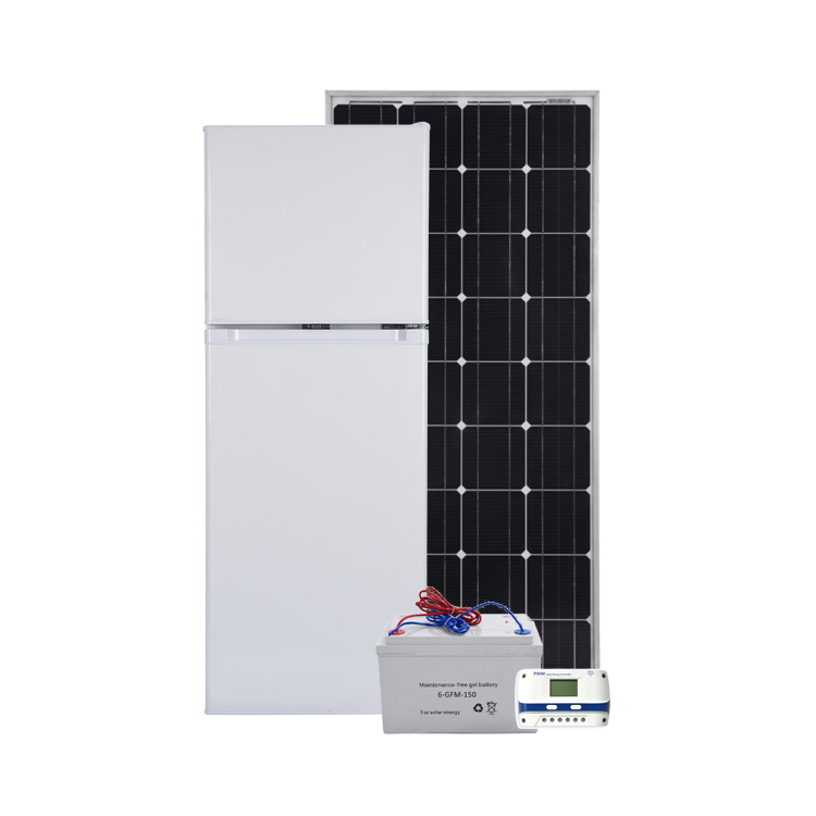 Solar Manufacturer 142 Liters Solar Fridge 12v Dc Battery Power Off Grid Dc Refrigerator