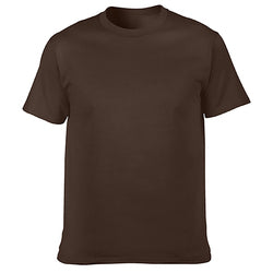Tee Shirts Company Promotional Logo Printed Bulk Plain Staff Uniform Adult 180g White 100 Cotton Unisex Custom Men's T-Shirts