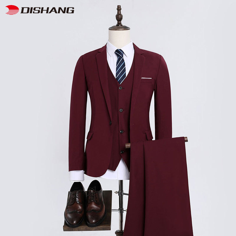 Custom Men Wedding Suit Business Casual Professional Fit Groom Suit Men Best Wedding 3 Piece Men'S Top