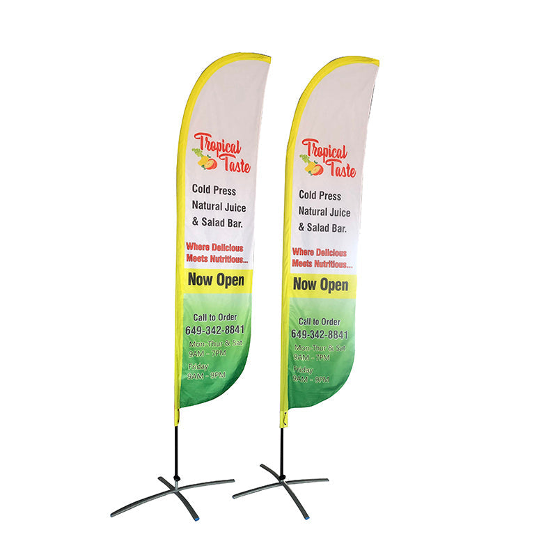 Marketing and promotional materials Outdoor advertising product beach flags for sale