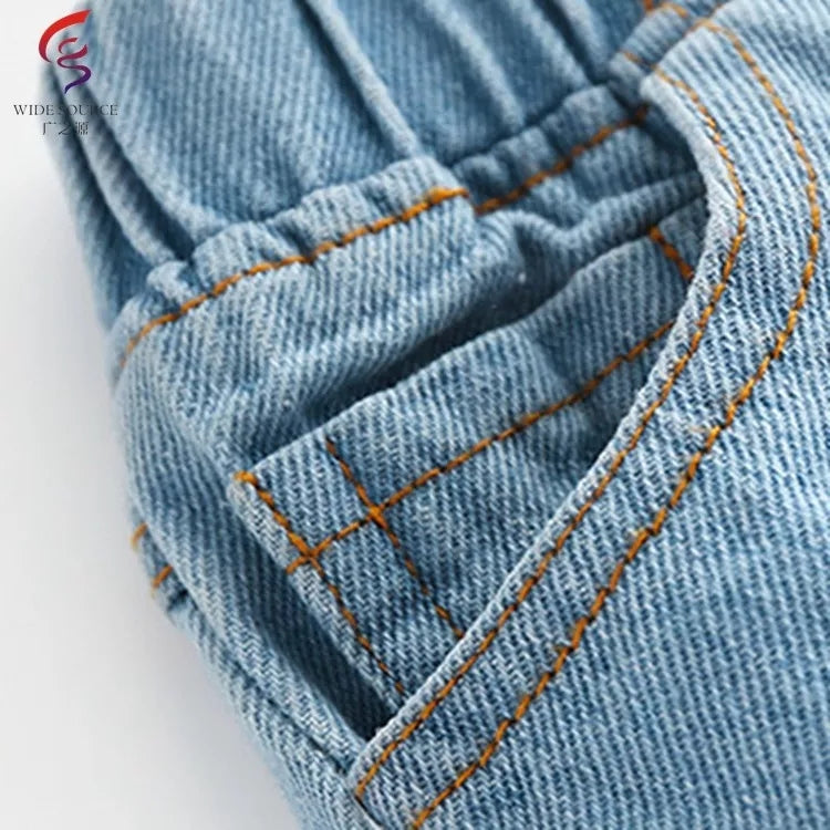 Simple Fashion Baby Boys pants jeans Cotton Jeans for Spring Children's Denim Trousers Kids Pants