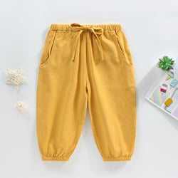 Children Pants Kids Pants Children Loose Casual Patchwork Trousers Girls Kids Oversized Pants