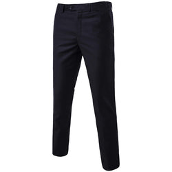 High Quality Men Pants Comfortable Breathable Cotton Casual Thin Business Wedding Suit Trousers For Men