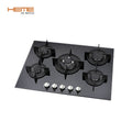 5 Burner built in gas hob glass top cooking gas cooktop with FFD euro gas stove for kitchen (PG7051G-ACB)