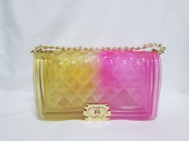 women jelly purse hand bags designer wholesale rainbow bag 2021 women ladies shoulder handbags candy jelly bags