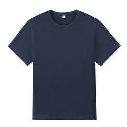 Wholesale Custom Your Brand Logo 100% Cotton Blank Men T Shirt Plain Casual Men's T-shirts