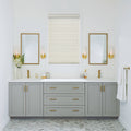 2023 Dorene Modern Complete Bathroom Suite Luxury Vanities Modern Double Two Sink 72 Inch