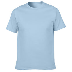 Tee Shirts Company Promotional Logo Printed Bulk Plain Staff Uniform Adult 180g White 100 Cotton Unisex Custom Men's T-Shirts