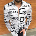 slim men tee dress shirts casual clothes men long sleeve printing shirts mens shirts