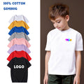 Cotton Comfort: Blank Plain Children's T-shirts for Every Occasion