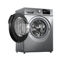 Household large capacity intelligent 10 kg variable frequency full automatic front load washing machine with hot dry 2 in 1