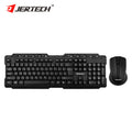 JERTECH KM200 2.4Ghz Customized Computer Office Gaming Wireless Keyboard and Mouse Combo