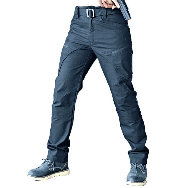 Wholesale Outdoor Elastic Two Tone Waterproof Pants Tactical Pants Men Cargo Pants