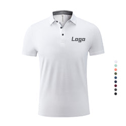 Lidong 92% polyester 8% spandex multi color mens polo shirt blank 4 way stretch polo shirts
