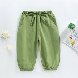 Children Pants Kids Pants Children Loose Casual Patchwork Trousers Girls Kids Oversized Pants