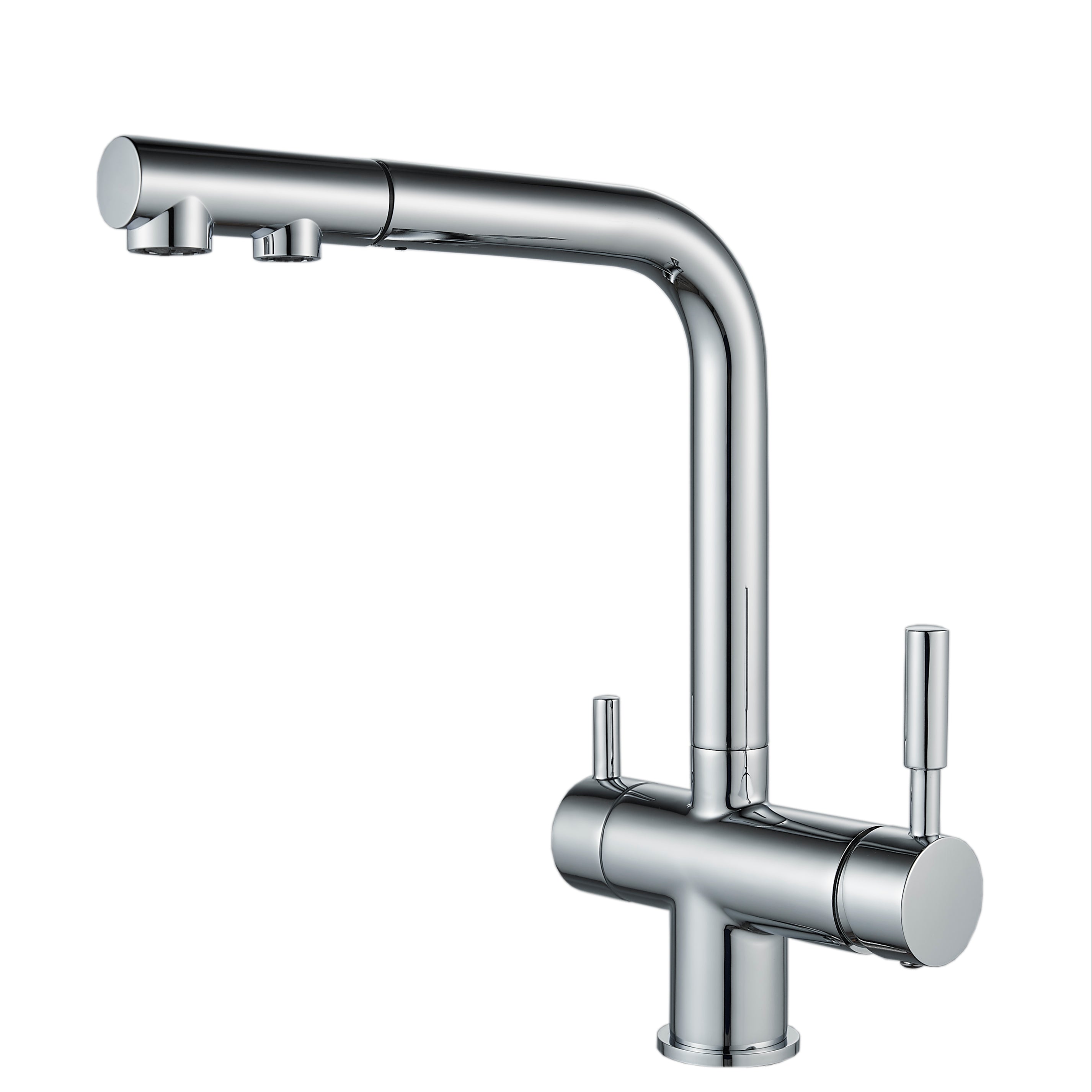 3- way brass stainless steel water faucet for Reverse Osmosis system