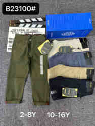 Wholesale Children Clothes Kids Casual Pants Long 2-8 Years Children Chino Trousers Skinny Pants Boys Pants&Trousers