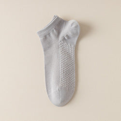 Custom Printed logo Thick Cotton Gym Short low Cut Sporty Socks Non Slip Men Outdoor Running Ankle Socks