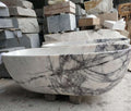 White marble bath tubs