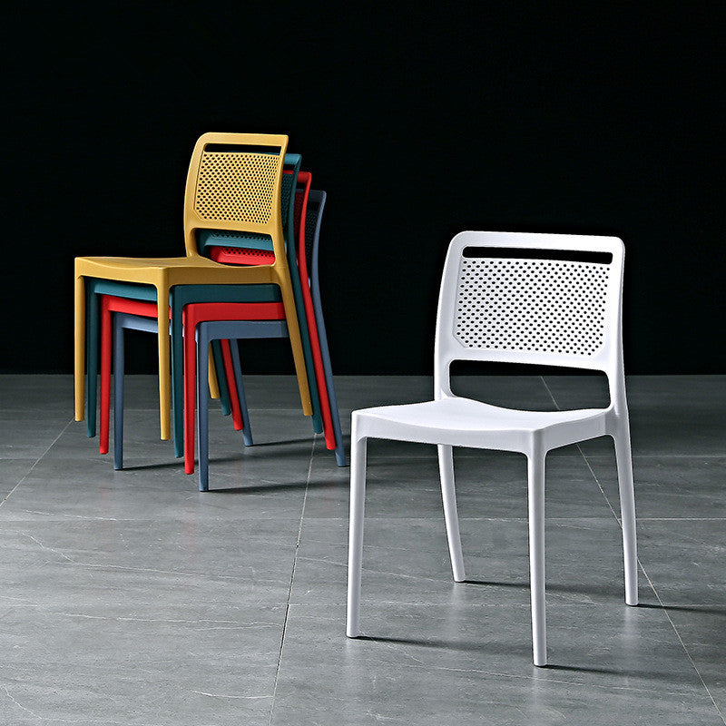 Restaurant Modern Furniture Thickened Plastic Sillas Nordic minimalist Pp Plastic Portable Dining Chair For Dinning Room