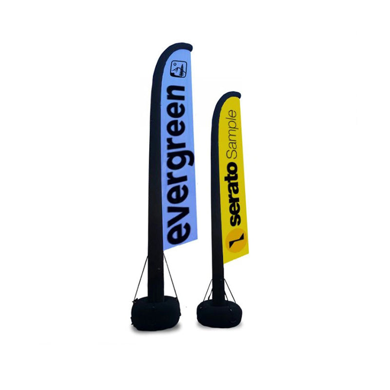 OEM Customized Inflatable Flag Beach Flag with Logos Advertising beach flag Marketing custom Feather banner