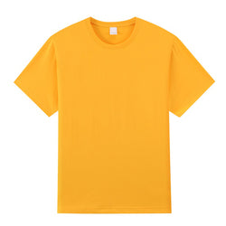 Wholesale Custom Your Brand Logo 100% Cotton Blank Men T Shirt Plain Casual Men's T-shirts