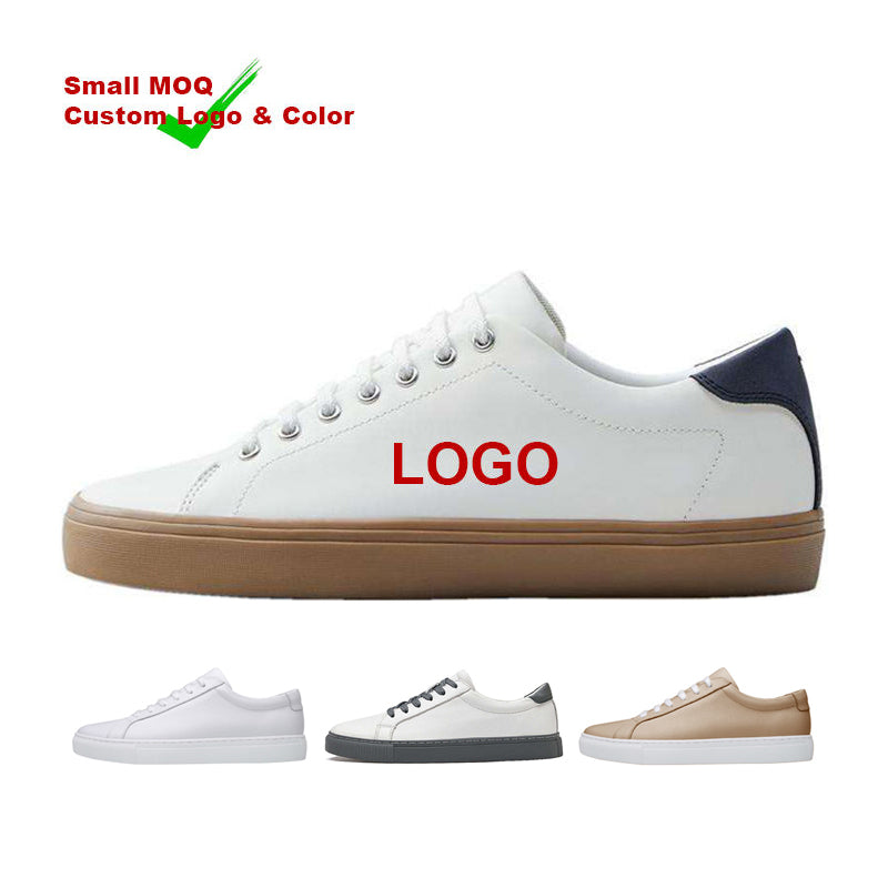 Fashion OEM Walking Style Shoes White Man Custom Logo Sneakers GRS Sustainable Casual Sneakers for Men