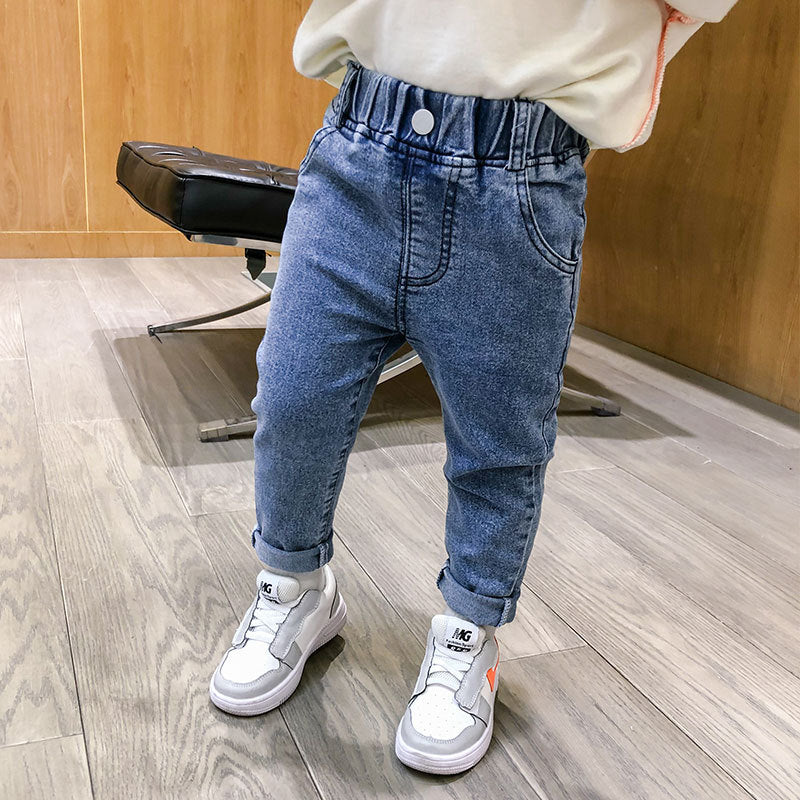 Little Trendsetters: Small Foot Casual Denim Pants for 1-6 Years Old Children's Wear