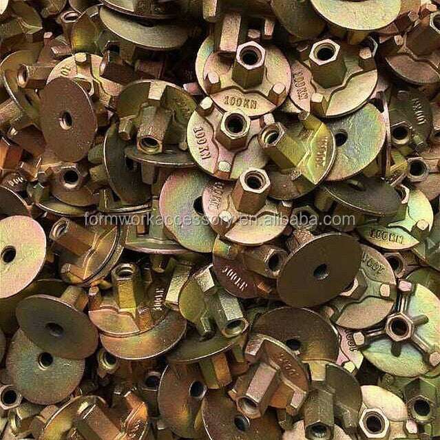 concrete formwork tie rod wing nut