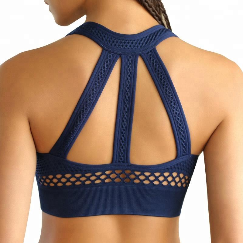 triangle shape supportive sports bras gym apparel slimming bra top womens sports bra plus size
