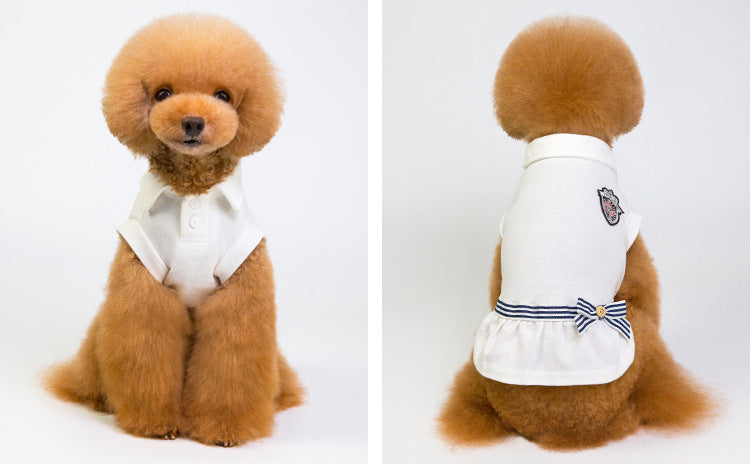 hot sales new style spring summer sailor dog dress wholesale