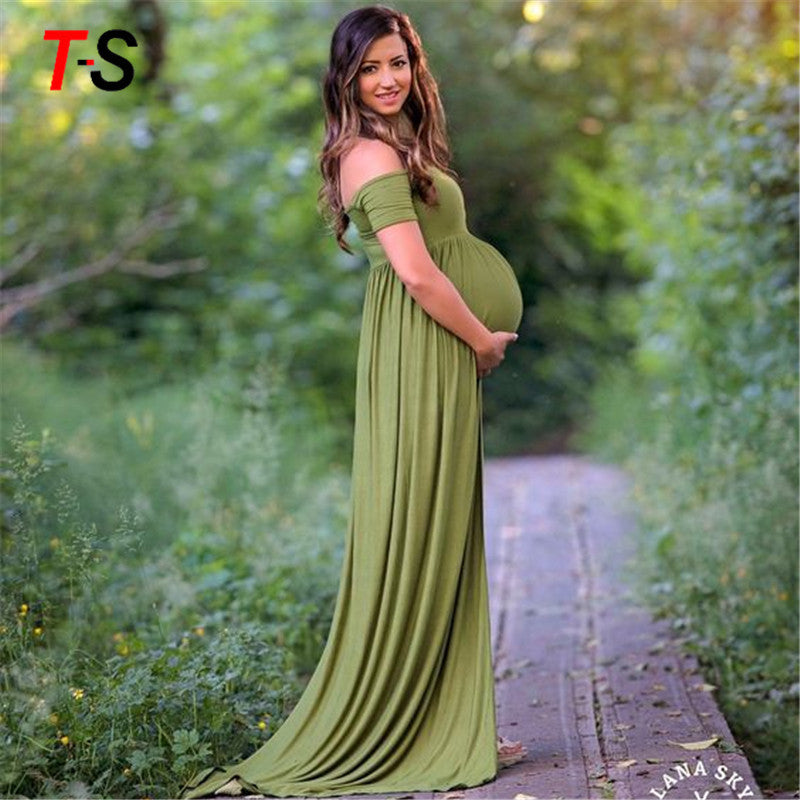 2019 long sleeve vestido de maternidad pregnant women dresses nice maternity dress