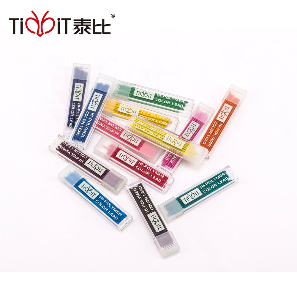 Erasable colored red pencil lead for mechanical pencil