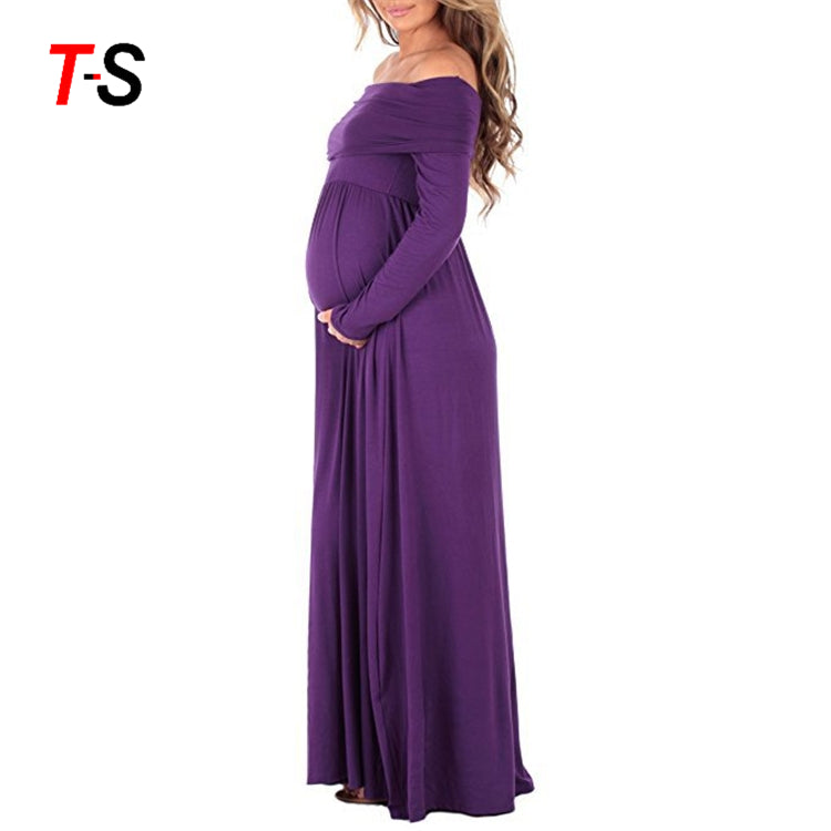 2019 long sleeve vestido de maternidad pregnant women dresses nice maternity dress