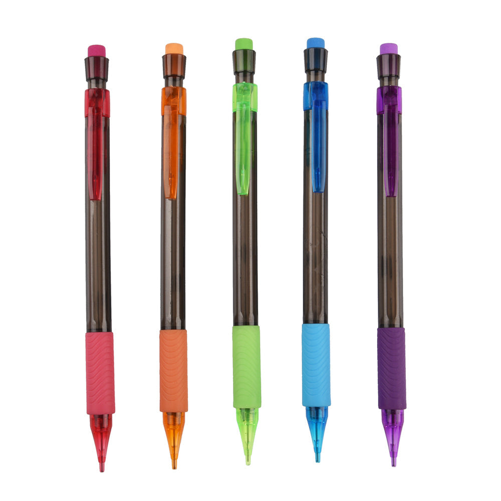 Plastic colored mechanical pencils 0.7 for students