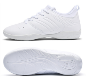 Athletic cheerleading shoes white aerobics shoes women's training competition dance shoes sneakers