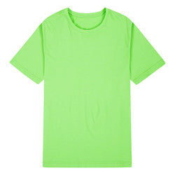 HIC Custom 170G 100% Cotton Printing Logo Tee Shirts Blank Embroidery Unisex Anti-wrin Base Layer Fitness T Shirts