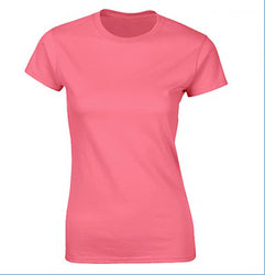 76000L women's t-shirts 180g  Round Neck Short Sleeve custom logo t shirt