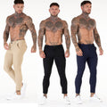 New 2022 Fashion Solid Color Mens Chinos Pants Skinny Fitting Mens Trousers Casual Men Chino Pants