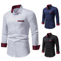 Paisley Patchwork Mens Dress Shirts 2022 Brand New Wedding Party Club Tuxedo Shirt Men Long Sleeve Button Down Chemise Homme 2XL